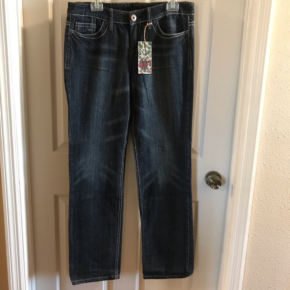 NEW Bootleg JUNIOR WET JEANS